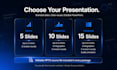 design business powerpoint presentation with charts and data visualization