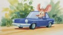create illustration cartoon car rat fink style