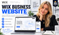 wix business website design saas startup professional website development