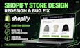fix shopify bugs, redesign shopify store in 24 hours