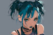 draw you a painterly anime style portrait