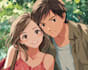 draw anime couple illustration