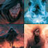 create illustrated novel, comic book cover