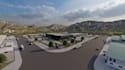 redesign 3d industrial building, storage facility, factory modeling, driveway