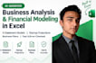 build financial models and business analysis