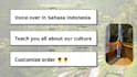 do whatever related to indonesian