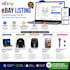 manage SEO optimized ebay listings and ebay account