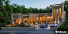 create 3d house model and exterior design in sketchup