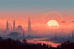 create a stunning sci fi city, futuristic environment, or cyberpunk world