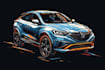 make amazing vector car portrait form your car