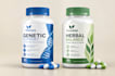 design german supplement label, protein label, vitamin label, packaging labels