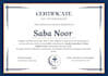 create a clear and good quality certificate