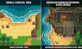 design pixel art backgrounds and 2d game environment tilesets