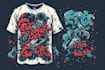 do custom illustration t shirt design