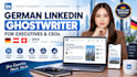 ghostwrite professional german linkedin article post corporate executive