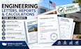 prepare USA engineering letters, reports and calculations for permits