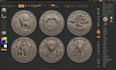 high quality 3d coin and bas relief models for 3d printing