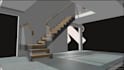 design staircase shop with cad drawing and technical 3d model