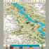 create a custom map illustration in vector style