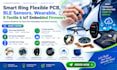 smart ring flexible pcb, ble sensors, wearable, e textile, iot embedded firmware