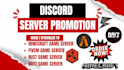 do minecraft server promotion, fivem server, rust, dayz discord server promotion