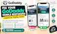 fix your godaddy website mobile responsive layout and display issues