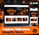 build a professional halloween shopify store design