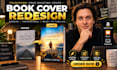 do book cover redesign for amazon KDP, ebook and paperback
