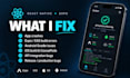 fix react native expo ios and android app bugs
