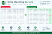 do accurate data entry ,typing and excel data cleaning