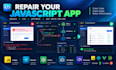 fix javascript bugs, errors, frontend issues, api error fix and browser problem
