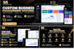 build a custom business management system or admin dashboard