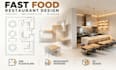 design fast food restaurant interiors, qsr floor plans and 3d restaurant design