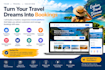 build a tour booking website and develop tour vacation travel website