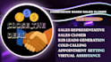 commission based sales closer salesperson appiontment setter high ticket sales