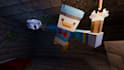 create a cinematic minecraft character animation