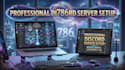 create a professional custom gaming discord server design