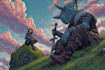 paint character design, concept art and illustrations