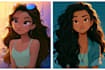 draw a disney watercolor portrait