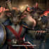 create a dark fantasy beast warrior character illustration
