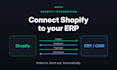 integrate your shopify store with your erp or crm system