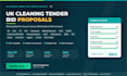 write winning UK cleaning tender bid proposals that win contracts public sector