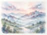 illustrate anything in watercolor style