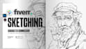 doing sketching your character