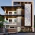 design realistic ai enhanced 3d house elevation