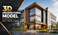 create professional 3d architectural renderings for commercial projects