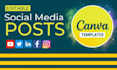 create editable social media posts,ads using canva