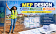 do mep design, hvac, plumbing, electrical permit drawings