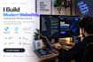 build, rebuild website as full stack developer, front end dev