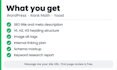 do on page SEO for your wordpress site with rank math